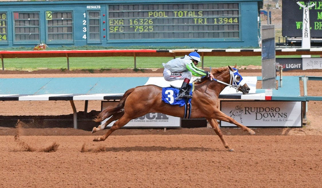 Suze Returns in driver's seat for Rainbow Futurity